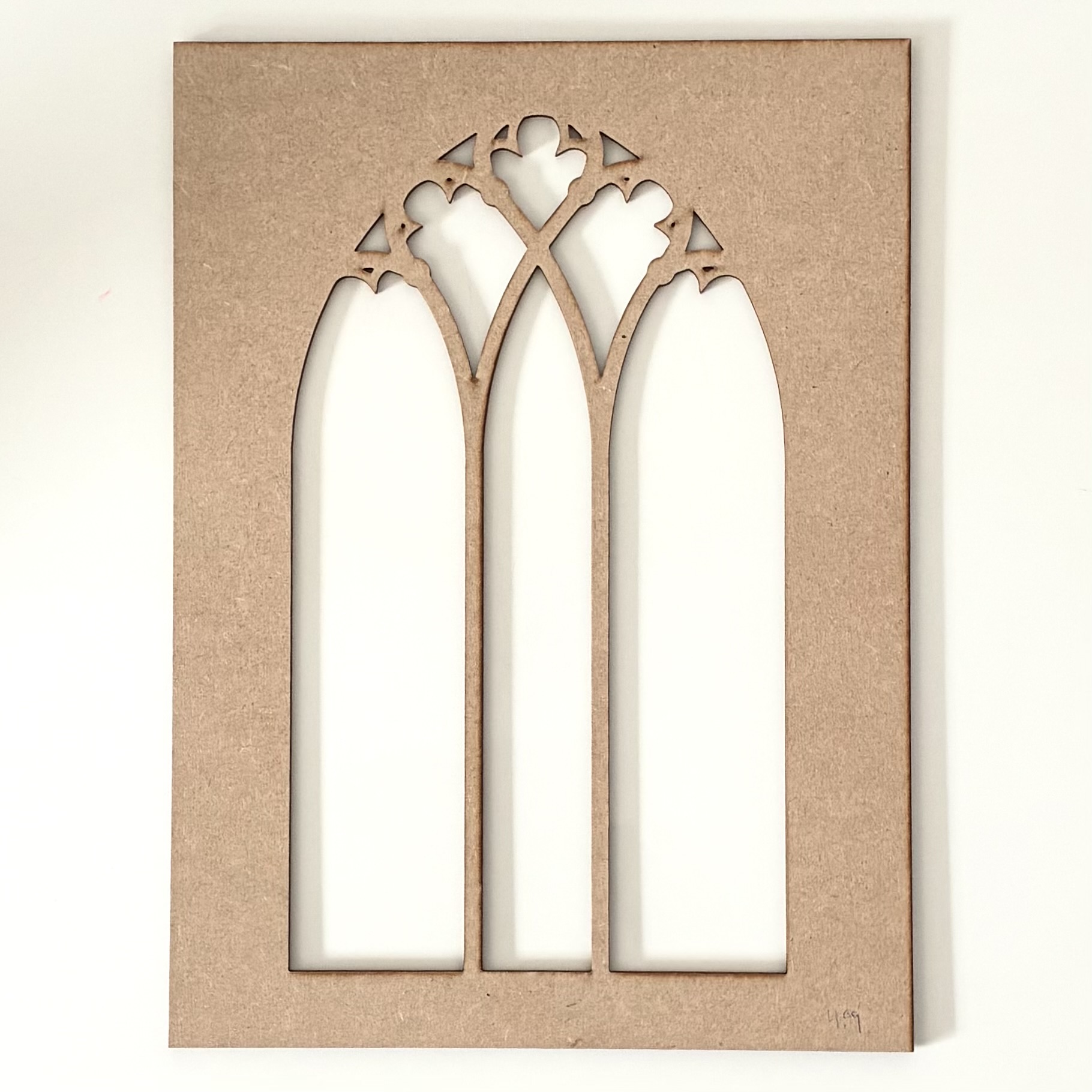MDF Kirchenfenster 30 x 22 cm
