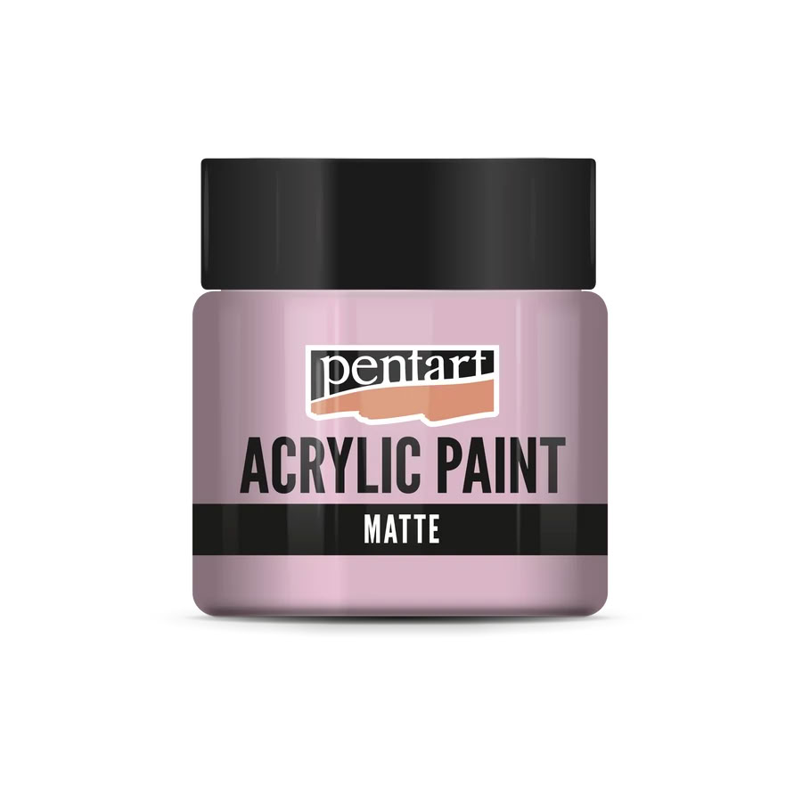 Acrylfarbe Matt 50ml - Rose