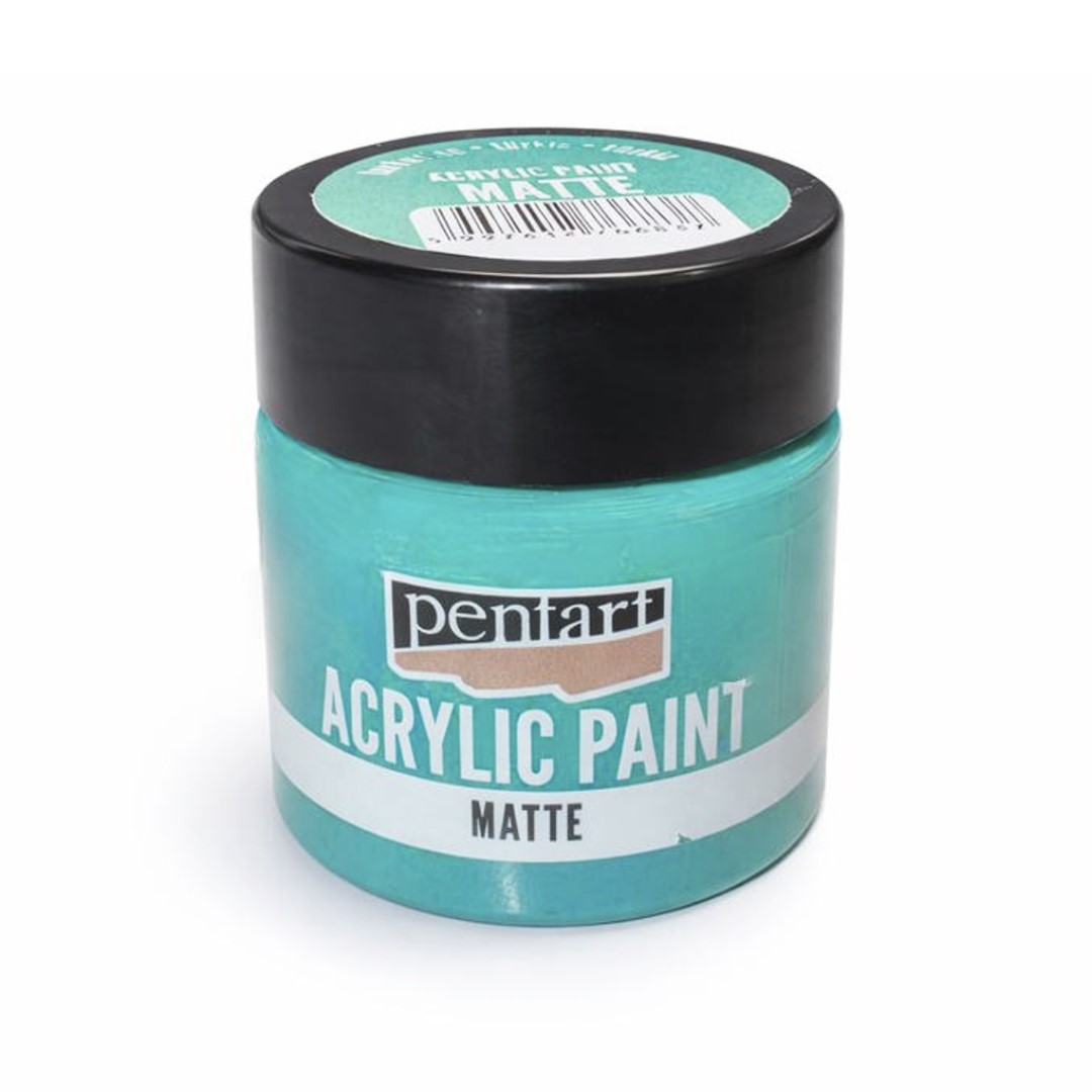 Acrylfarbe matt - Türkis - 50ml