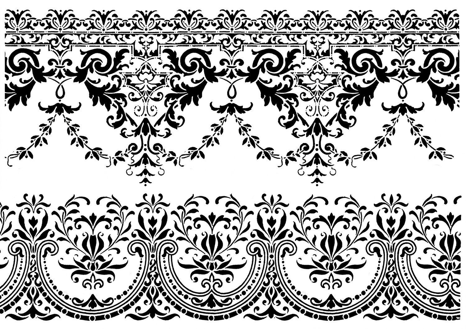 LB Schablone 32 - Bordüren Schablone048