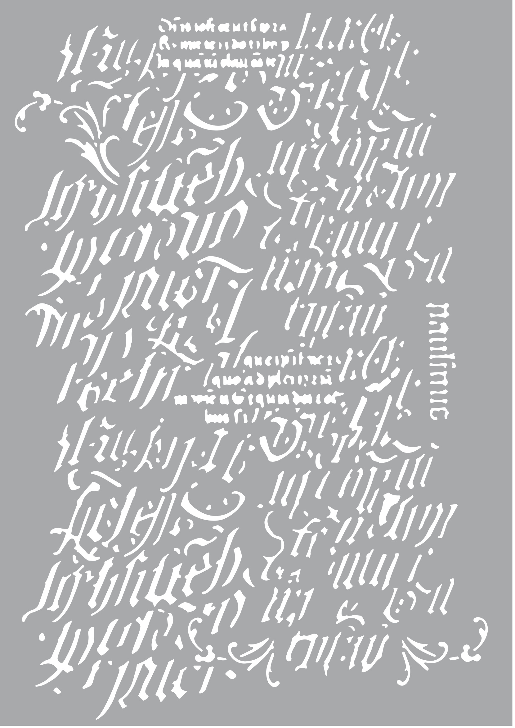 LB Schablone 30 - Schrift LBB-215