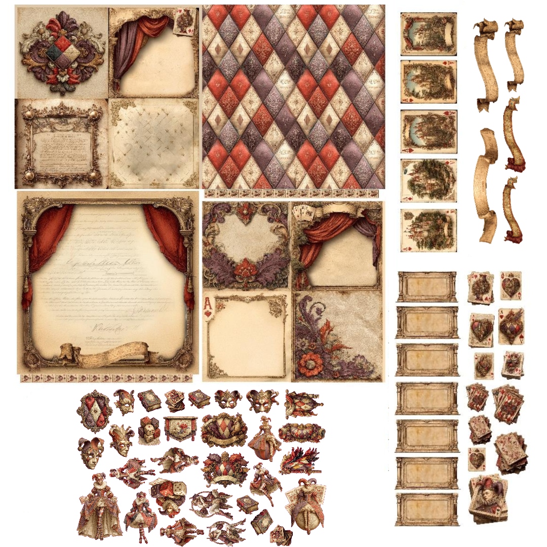 Kleines Papierset 