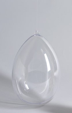 5 Stck Acryl-Ei 2-teilig - 8 cm