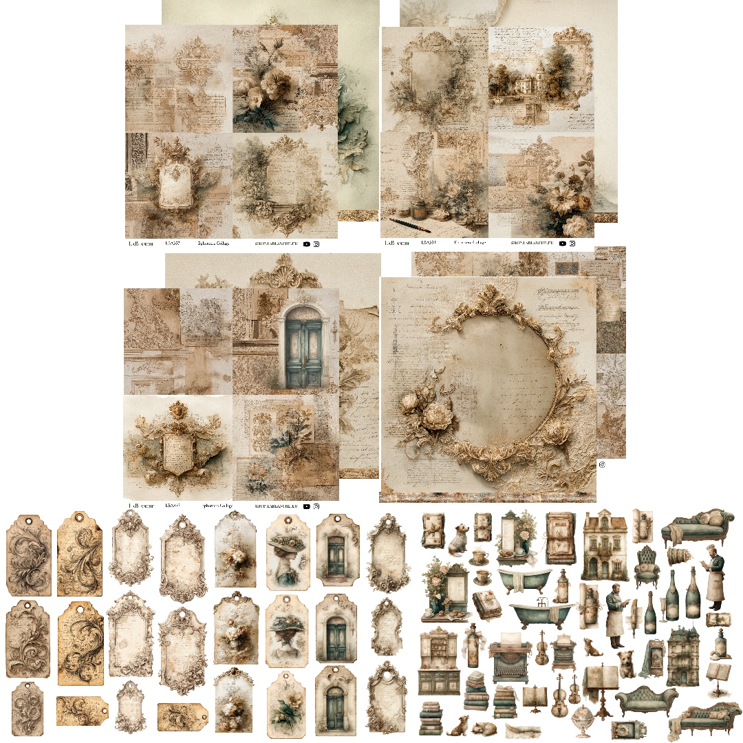 Kleines Papierset 