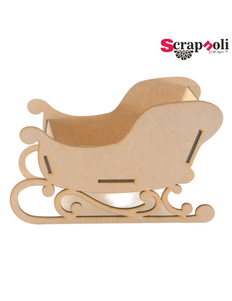 Weihnachts Schlitten 15 cm