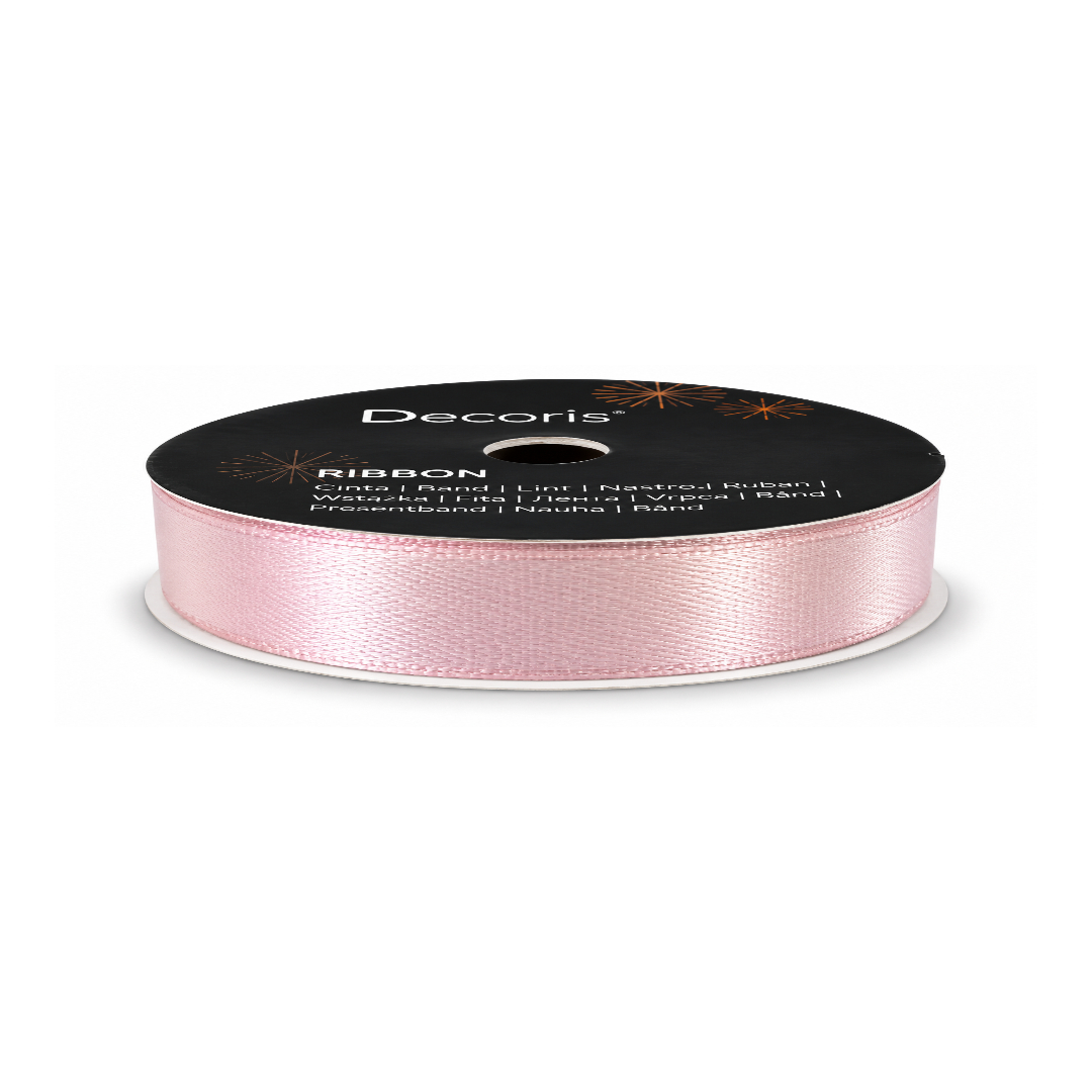 Deko Band (1cm Breit) - Rosa - 5m K201953-b