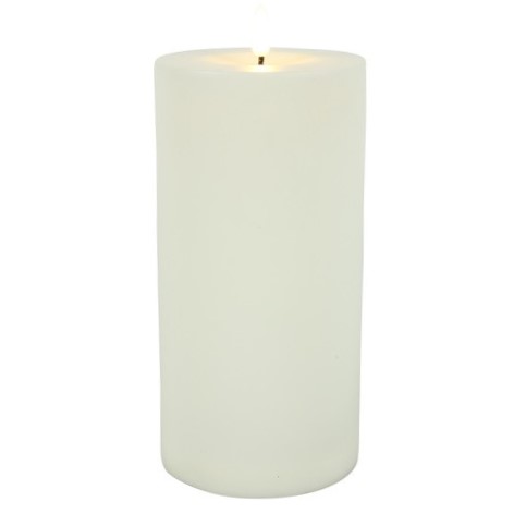 LED Outdoor Kerze - weiß 22,5 cm