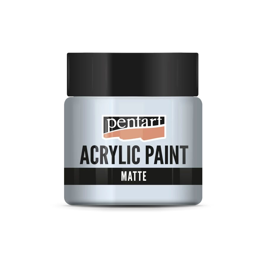 Acrylfarbe Matt 50ml - Ice Blue
