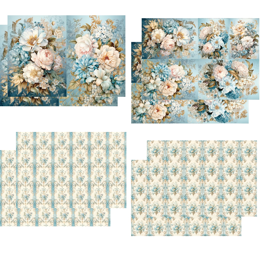Decoupagepapier Set 